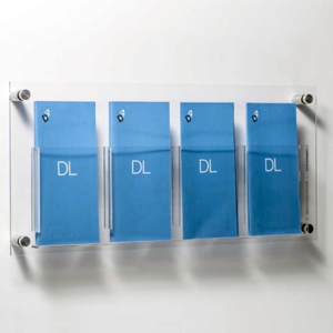 wall mounted flyers display stand
